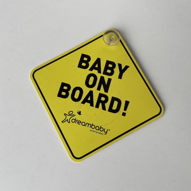 SIGN, Road - Baby on Board Car Sign